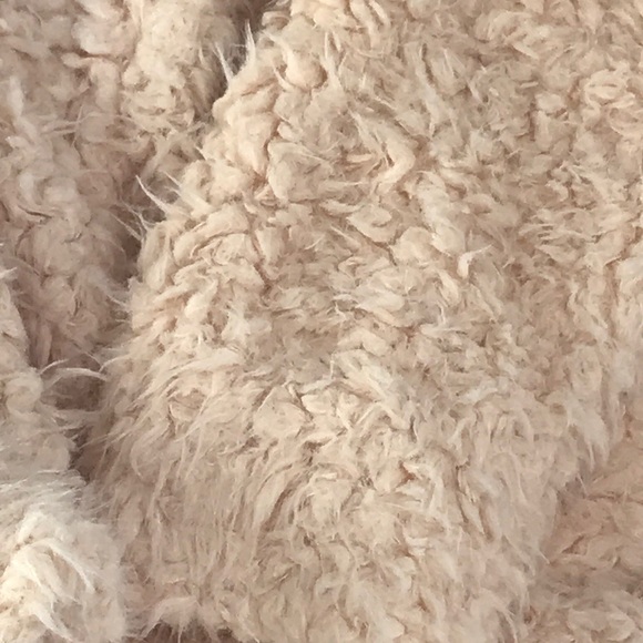 🔺LAST ONE🔺Pink Sherpa Fleece Duster Coat SMALL - Picture 7 of 8